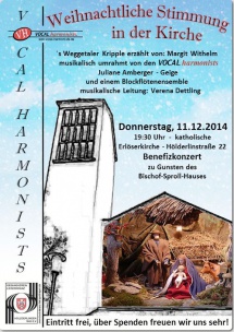 Konzertplakat Kirche 11.12.2014