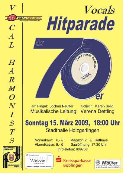 Konzert-Plakat 2009